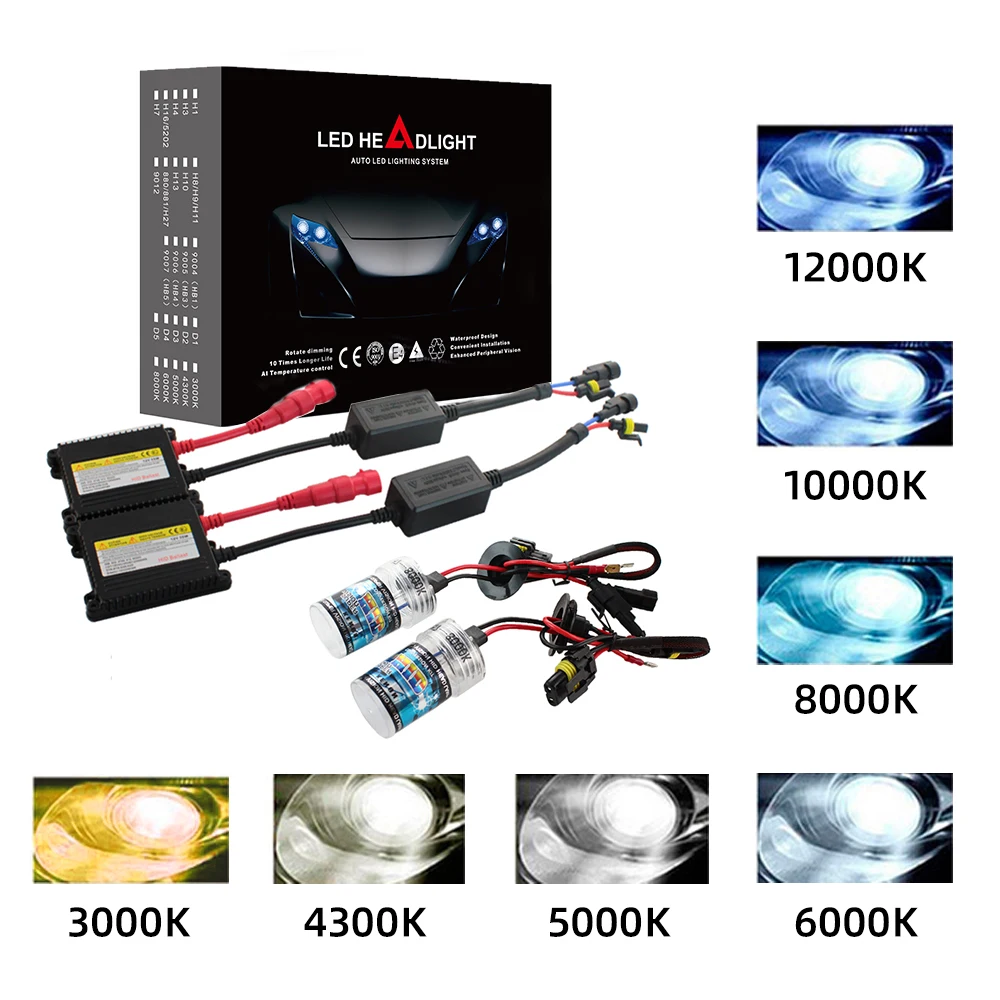 크세논 H7 35W 55W 슬림 밸러스트 키트 HID 제논 헤드 라이트 전구