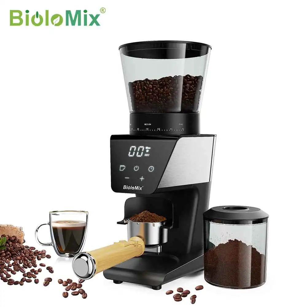 BioloMix 자동 버 밀 전기 커피 연마기