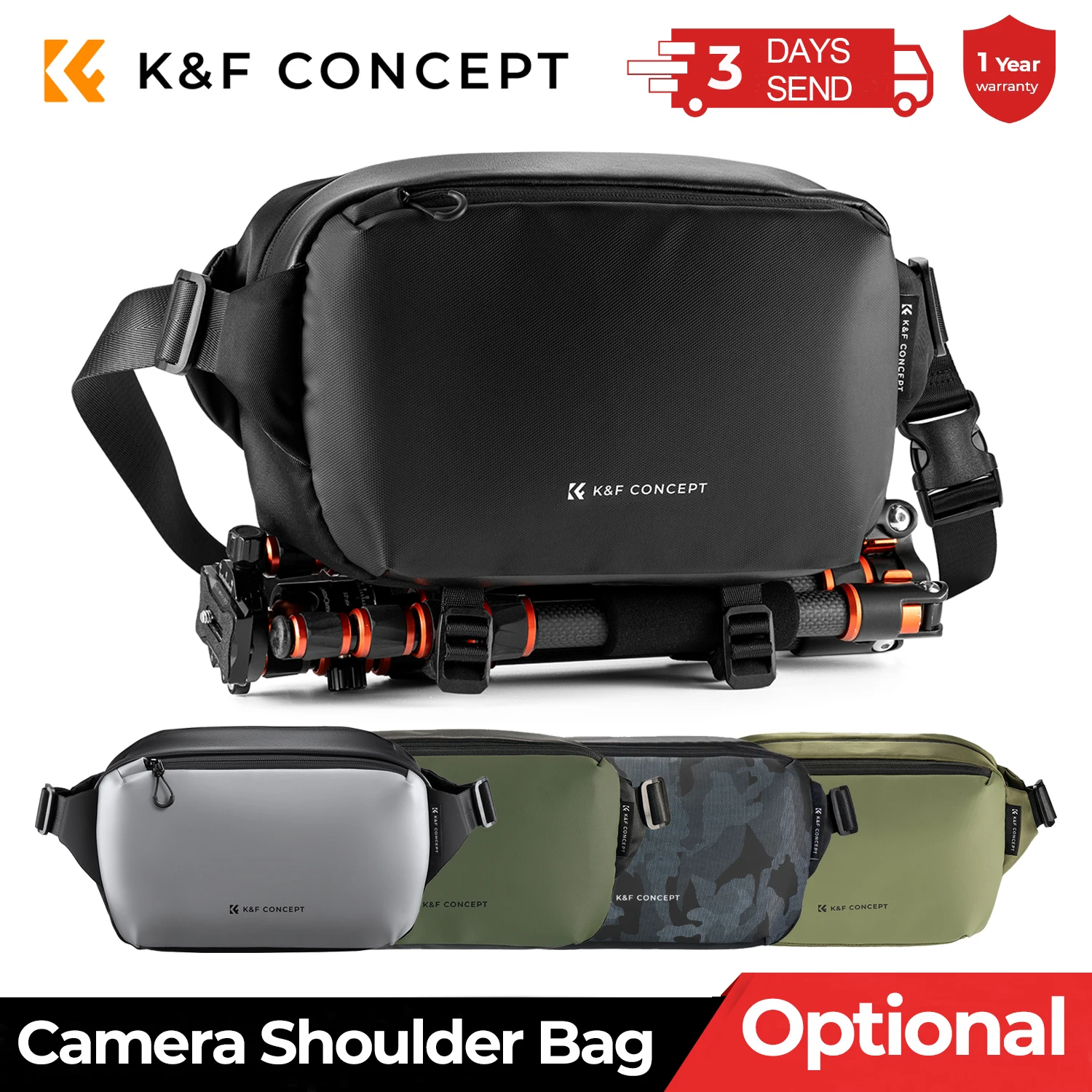 K & F Concept 카메라 숄더백