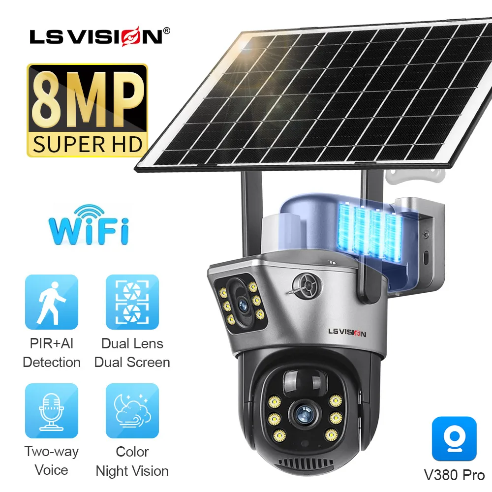 LS VISION 듀얼 렌즈 듀얼 스크린 배터리