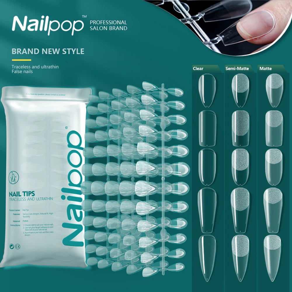 NAILPOP 가짜 손톱 전체 커버 프레스