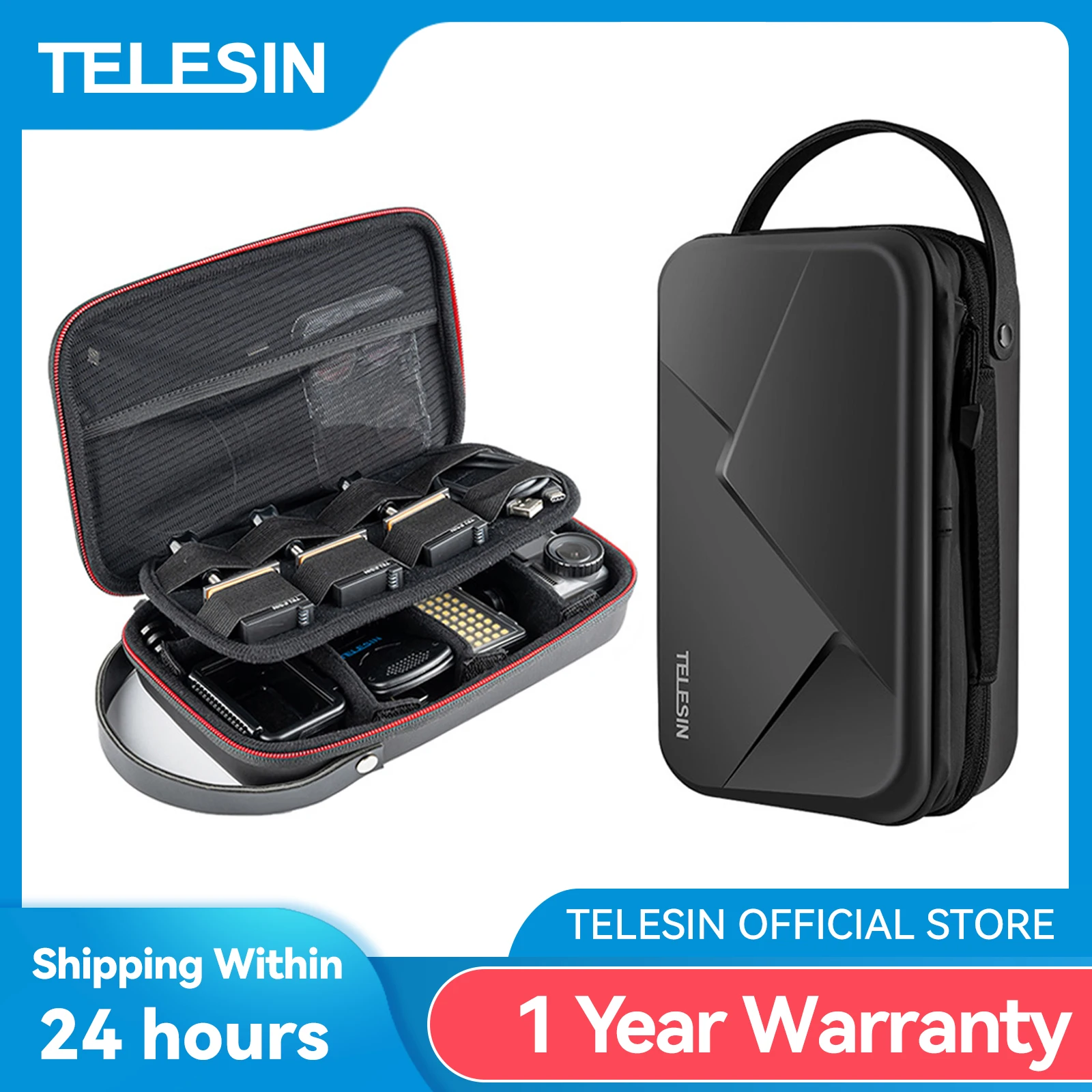 TELESIN 방수 운반 조절식 공간 가방