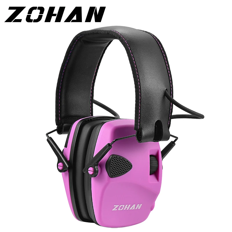 ZOHAN 여성용 전자 청력 보호 사격 귀마개