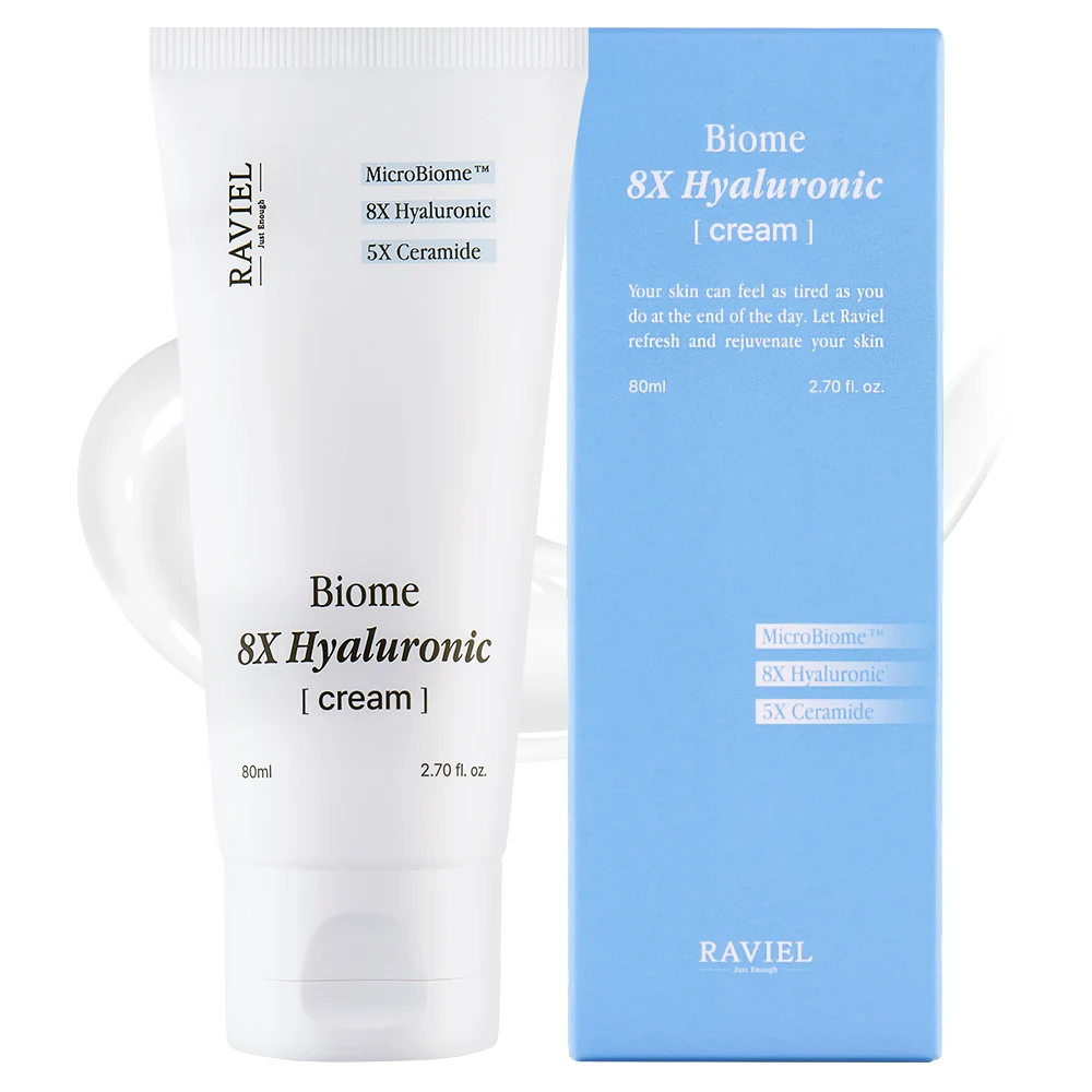 라비엘 바이옴 8X 히알루론산 크림 80ml / 극강보습 피부충전 세라마이드 성분