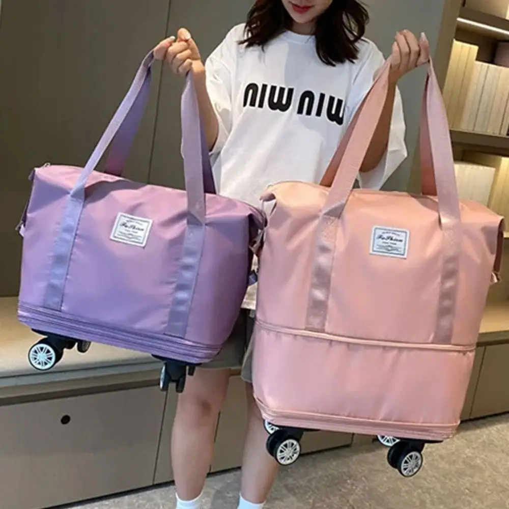 바퀴 달린 롤링 더플 팩