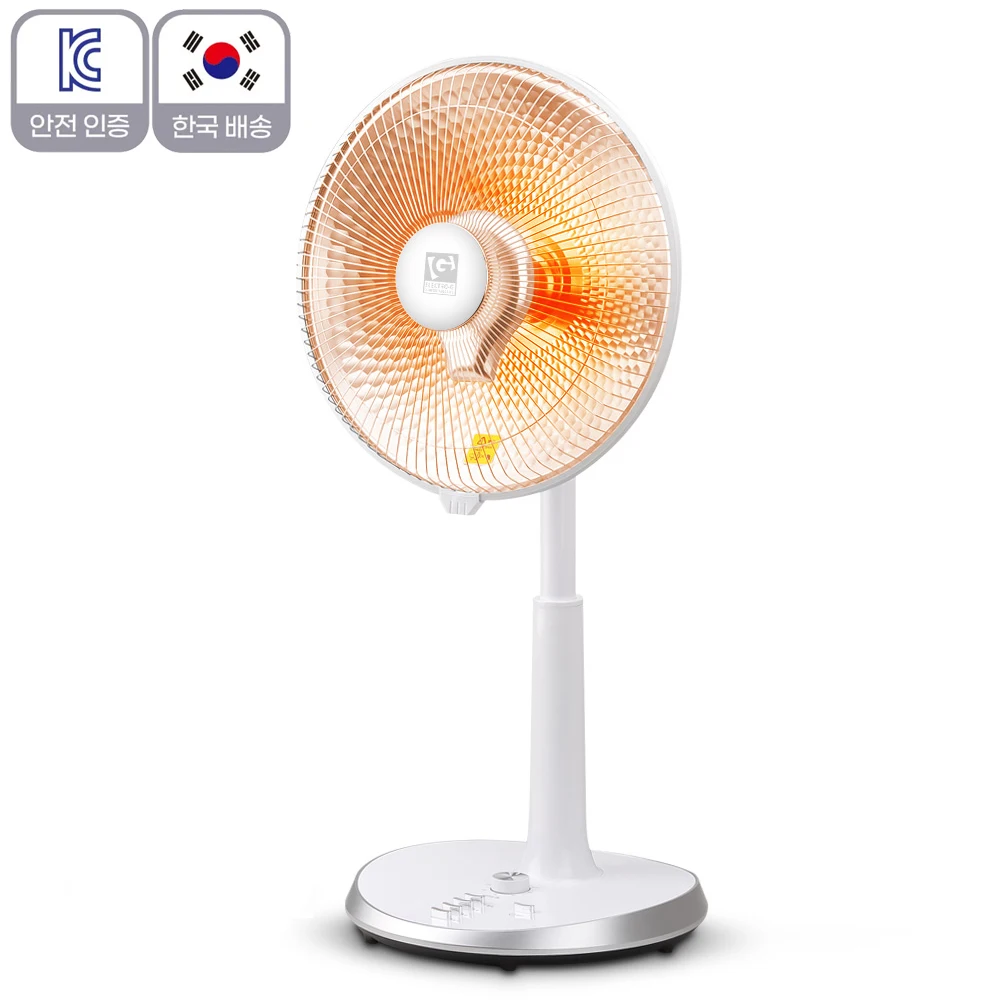 사무실 선풍기형 카본히터 스탠드 난방기 빠른가열 2단온도조절 좌우회전 열선풍기 전기난로