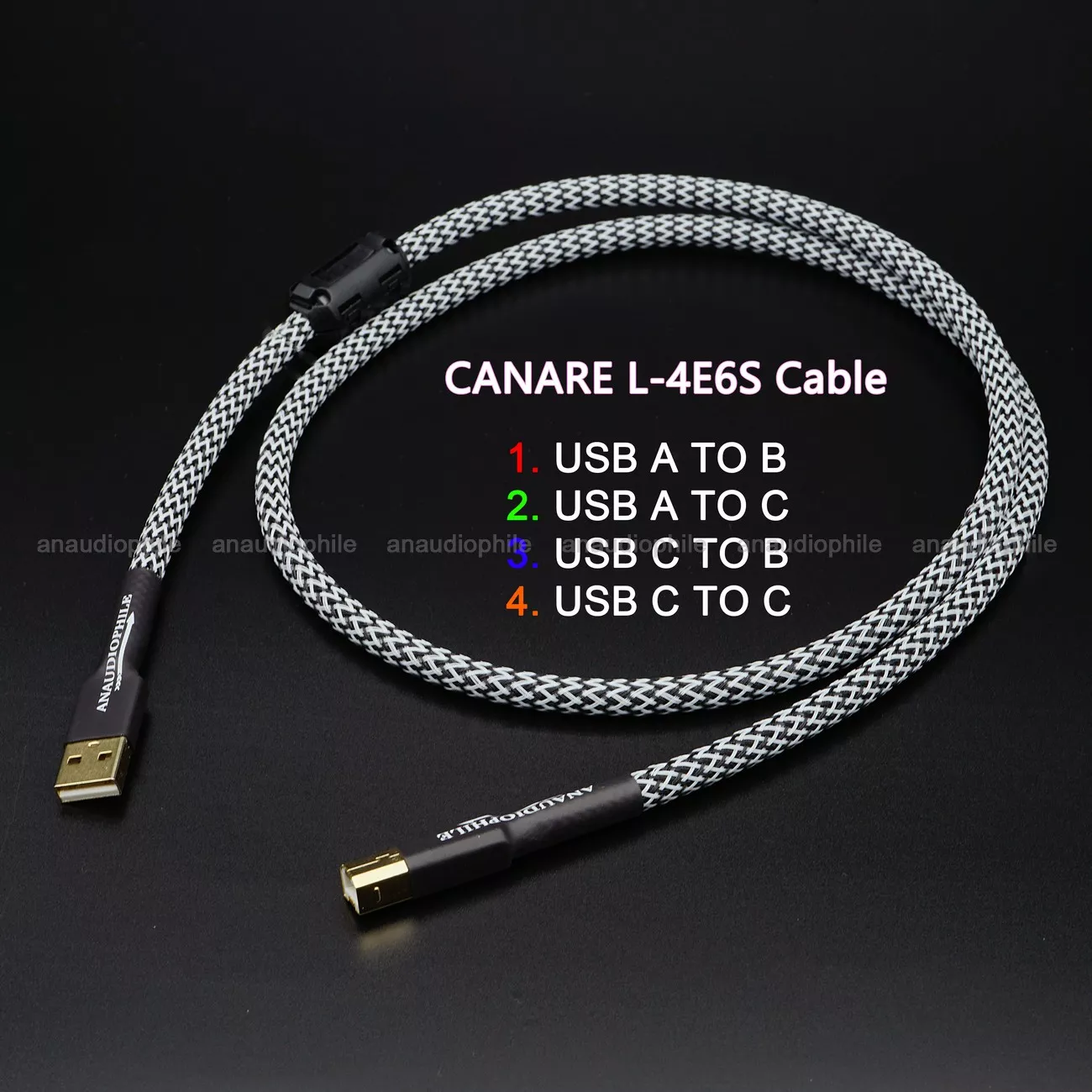 일본 CANARE 하이파이 USB 케이블