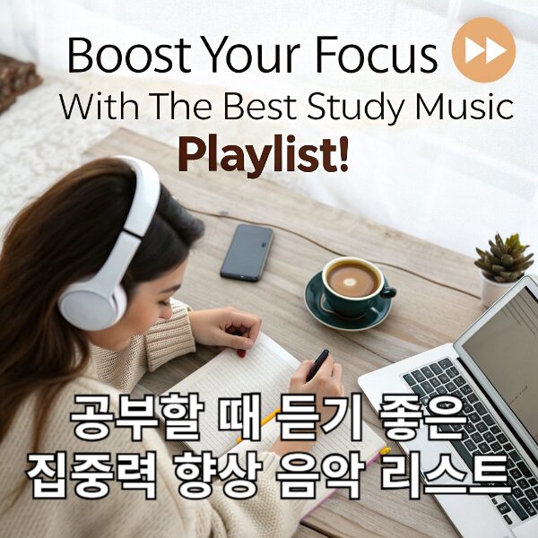 공부할 때 듣기 좋은 집중력 향상 음악 리스트