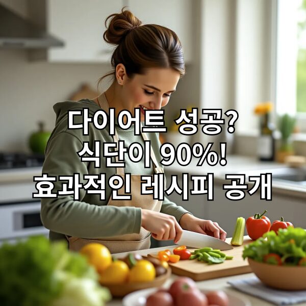 다이어트 성공 식단 효과적인 레시피 공개