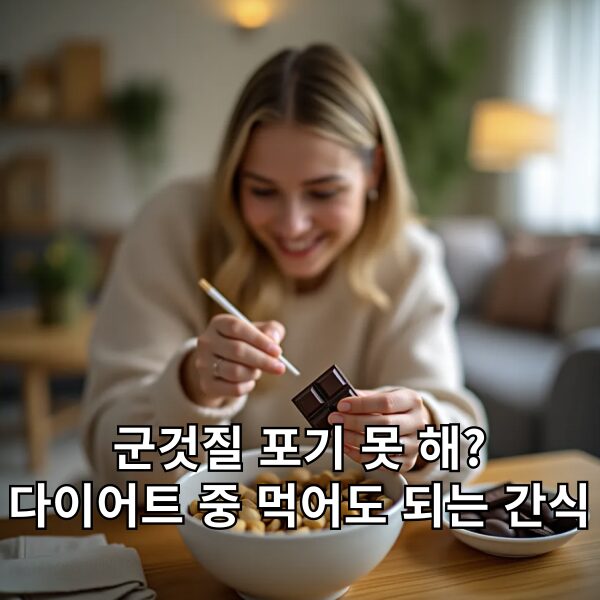 다이어트 중 먹어도 되는 간식