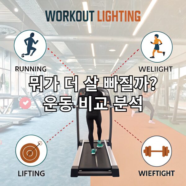 뭐가 더 살 빠질까 운동 비교 분석