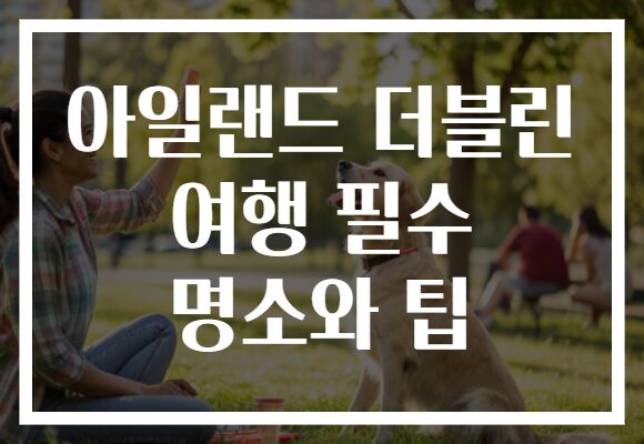 아일랜드 더블린 여행 필수 명소와 팁