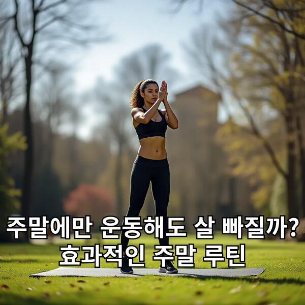 효과적인 주말 루틴