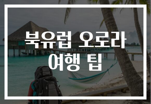 북유럽 오로라 여행 팁