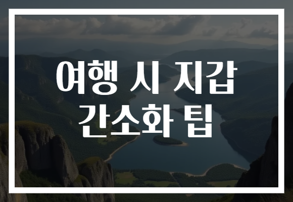 여행 시 지갑 간소화 팁