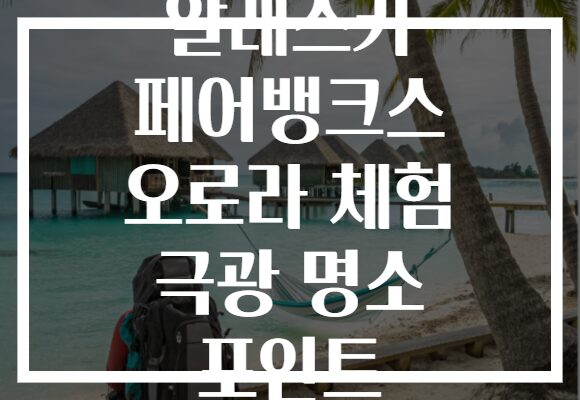 알래스카 페어뱅크스 오로라 체험 극광 명소 포인트