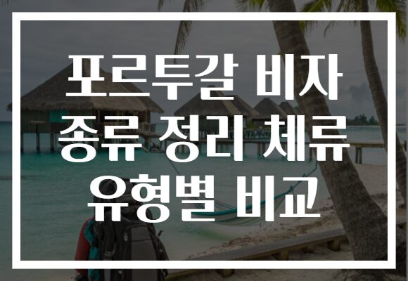 포르투갈 비자 종류 정리 체류 유형별 비교