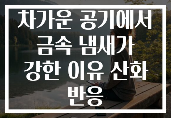 차가운 공기에서 금속 냄새가 강한 이유 산화 반응