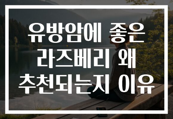 유방암에 좋은 라즈베리 왜 추천되는지 이유