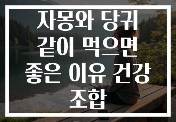 자몽와 당귀 같이 먹으면 좋은 이유 건강 조합