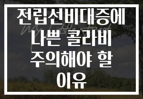 전립선비대증에 나쁜 콜라비 주의해야 할 이유