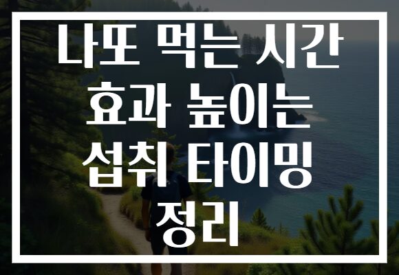 나또 먹는 시간 효과 높이는 섭취 타이밍 정리