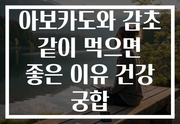 아보카도와 감초 같이 먹으면 좋은 이유 건강 궁합