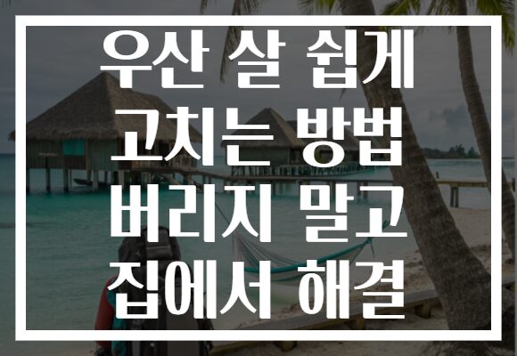 우산 살 쉽게 고치는 방법 버리지 말고 집에서 해결