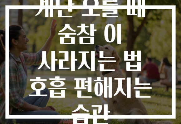 계단 오를 때 숨참 이 사라지는 법 호흡 편해지는 습관