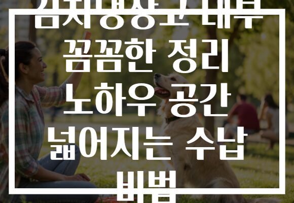 김치냉장고 내부 꼼꼼한 정리 노하우 공간 넓어지는 수납 비법