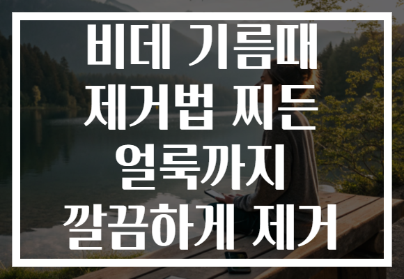 비데 기름때 제거법 찌든 얼룩까지 깔끔하게 제거