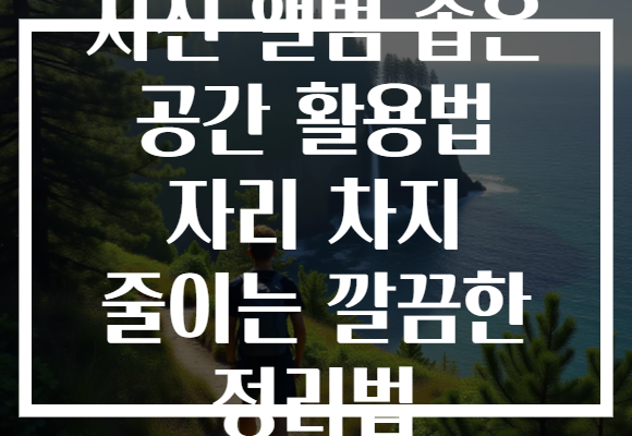 사진 앨범 좁은 공간 활용법 자리 차지 줄이는 깔끔한 정리법