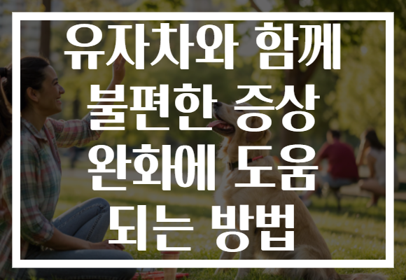 유자차와 함께 불편한 증상 완화에 도움 되는 방법
