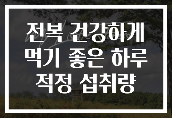 전복 건강하게 먹기 좋은 하루 적정 섭취량